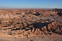O deserto do Atacama no Vale da Morte, no Deserto do Atacama - norte do Chile